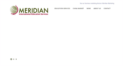 Desktop Screenshot of meridian-education.com