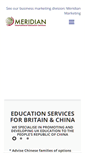 Mobile Screenshot of meridian-education.com